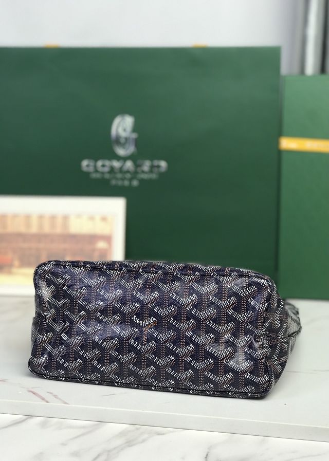 Goyard original canvas hobo boheme mini bag GY0142 dark blue