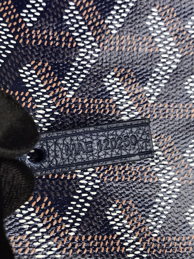 Goyard original canvas hobo boheme mini bag GY0142 dark blue
