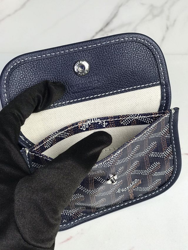 Goyard original canvas hobo boheme mini bag GY0142 dark blue