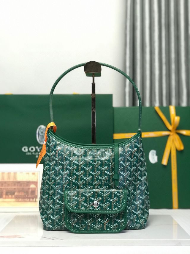 Goyard original canvas hobo boheme mini bag GY0142 green