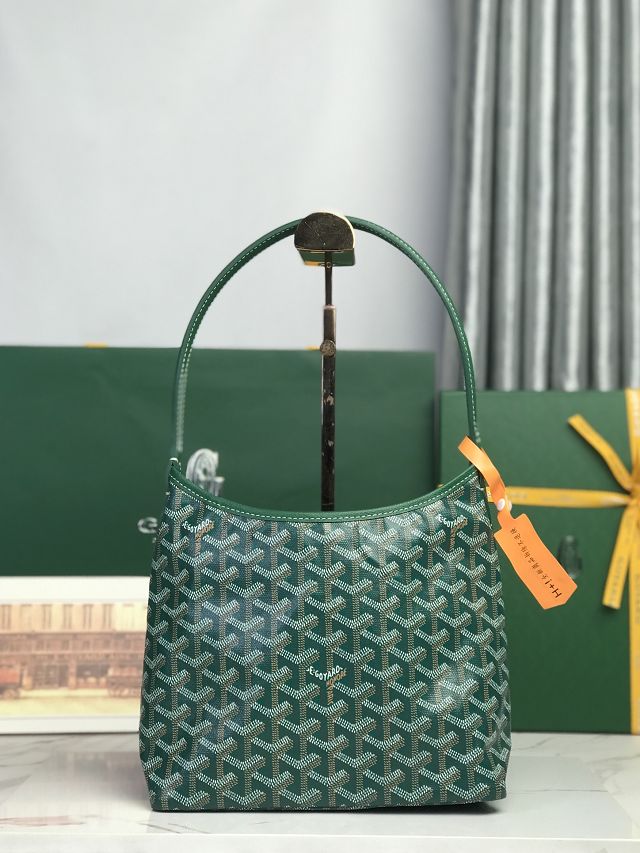 Goyard original canvas hobo boheme mini bag GY0142 green