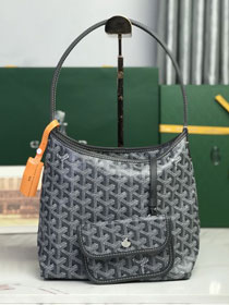 Goyard original canvas hobo boheme mini bag GY0142 grey