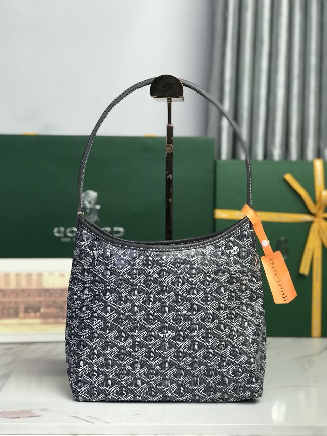 Goyard original canvas hobo boheme mini bag GY0142 grey