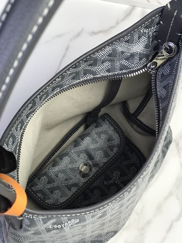 Goyard original canvas hobo boheme mini bag GY0142 grey