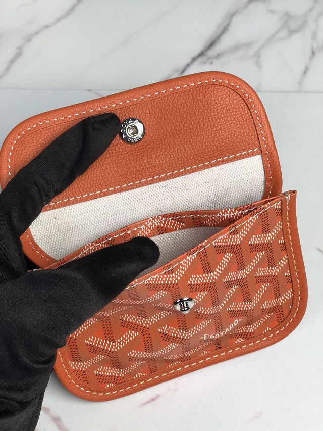 Goyard original canvas hobo boheme mini bag GY0142 orange