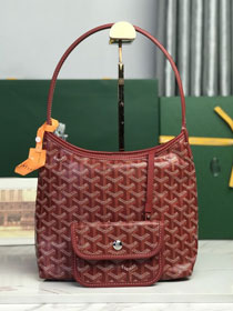 Goyard original canvas hobo boheme mini bag GY0142 red