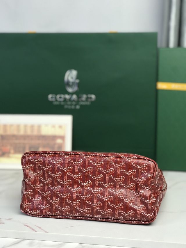 Goyard original canvas hobo boheme mini bag GY0142 red