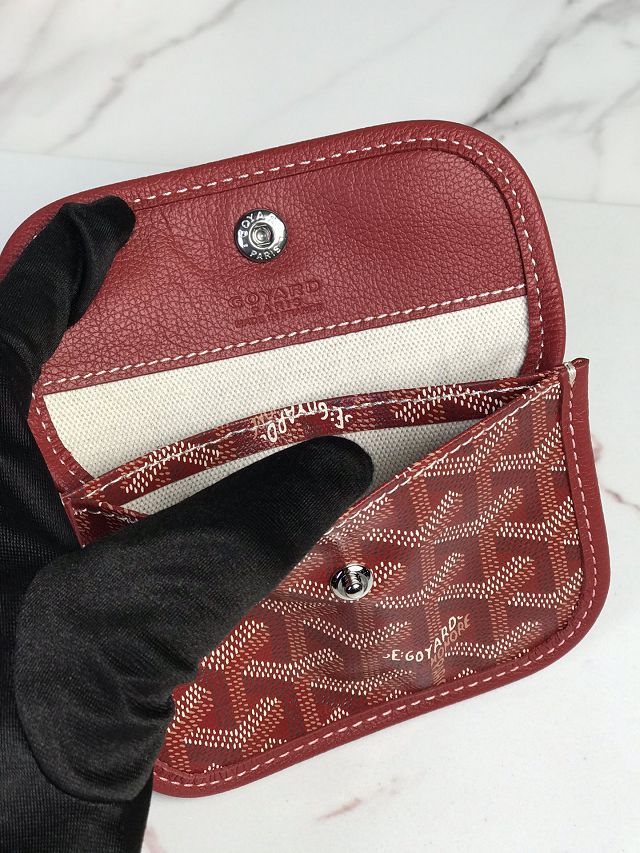 Goyard original canvas hobo boheme mini bag GY0142 red
