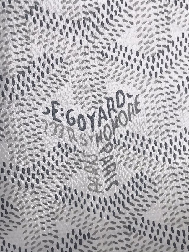 Goyard original canvas hobo boheme mini bag GY0142 white