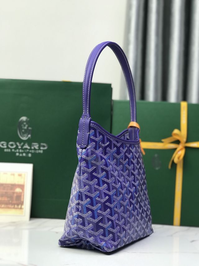 Goyard original canvas hobo boheme mini bag GY0142 blueberry purple