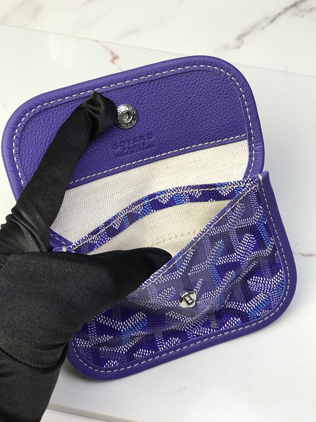 Goyard original canvas hobo boheme mini bag GY0142 blueberry purple