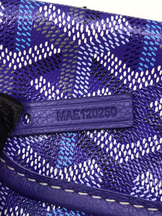 Goyard original canvas hobo boheme mini bag GY0142 blueberry purple