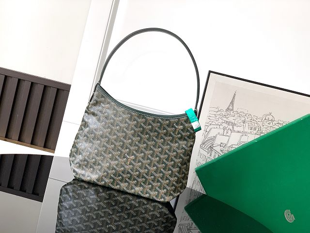 Goyard original canvas hobo boheme mini bag GY0142 dark green