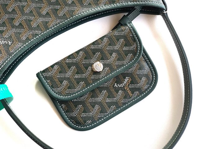 Goyard original canvas hobo boheme mini bag GY0142 dark green