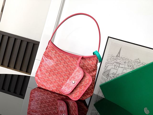 Goyard original canvas hobo boheme mini bag GY0142 fuchsia