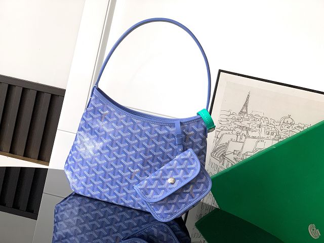 Goyard original canvas hobo boheme mini bag GY0142 iris