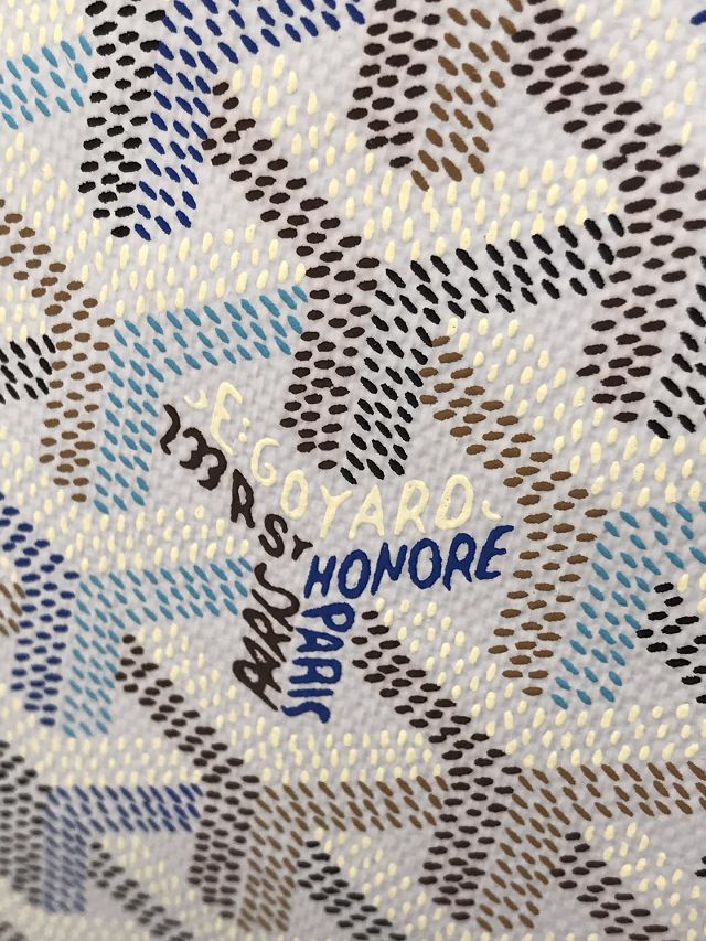 Goyard original canvas hobo boheme mini bag GY0142 polar blue