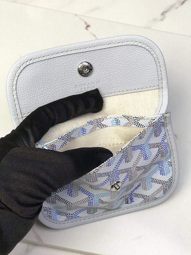 Goyard original canvas hobo boheme mini bag GY0142 polar blue