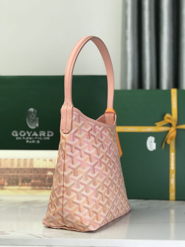 Goyard original canvas hobo boheme mini bag GY0142 powder pink