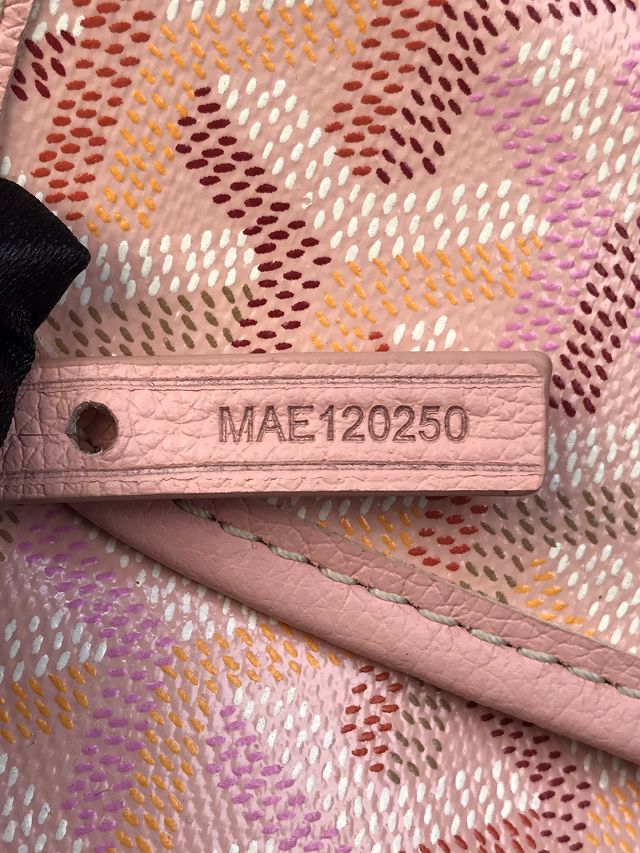 Goyard original canvas hobo boheme mini bag GY0142 powder pink
