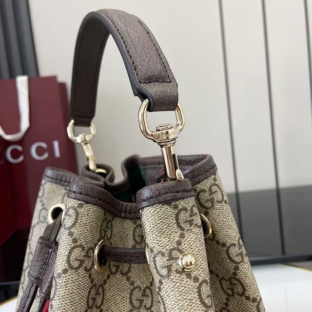 GG original canvas ophidia bucket bag 841313 brown