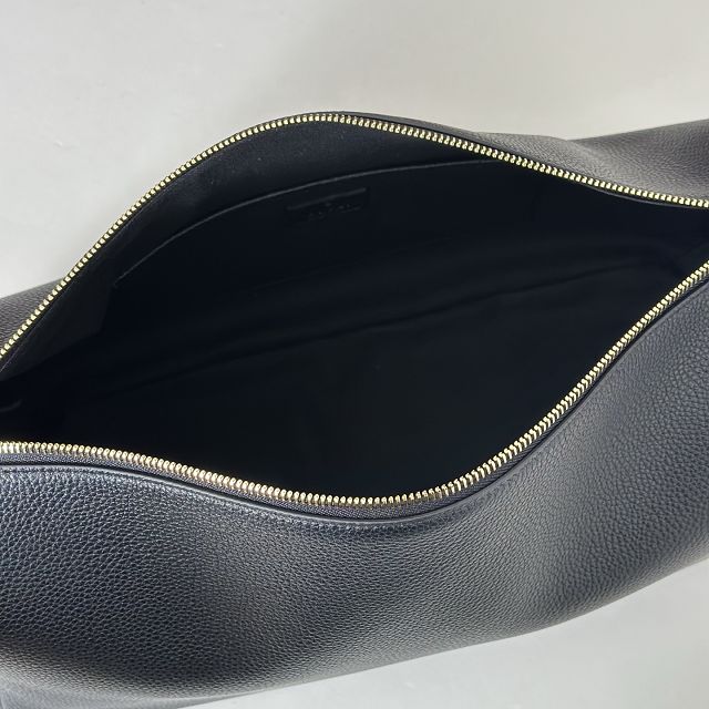 GG original calfskin half horsebit large bag 862530 black