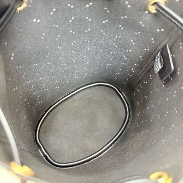 GG original calfskin venice mini bucket bag 876060 black