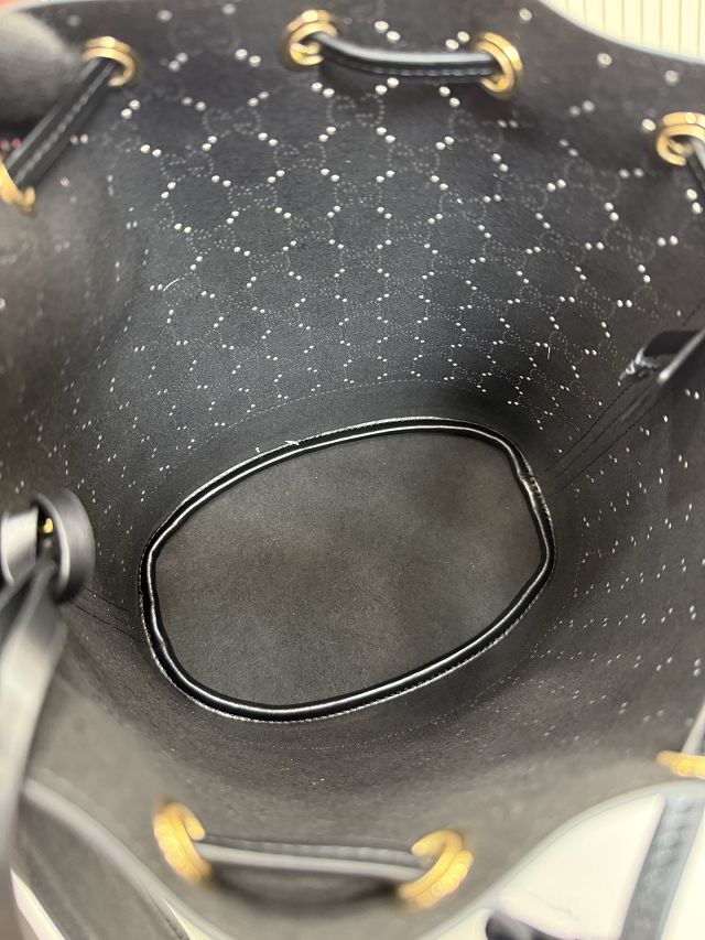 GG original calfskin venice small bucket bag A002GW black