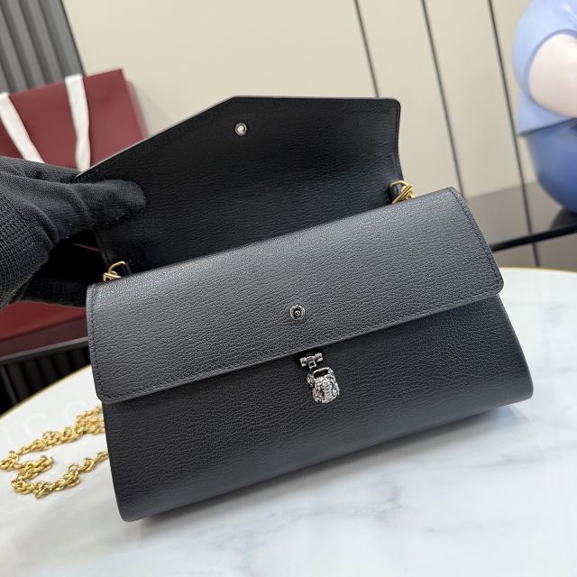 GG original calfskin dionysus small shoulder bag 876531 black