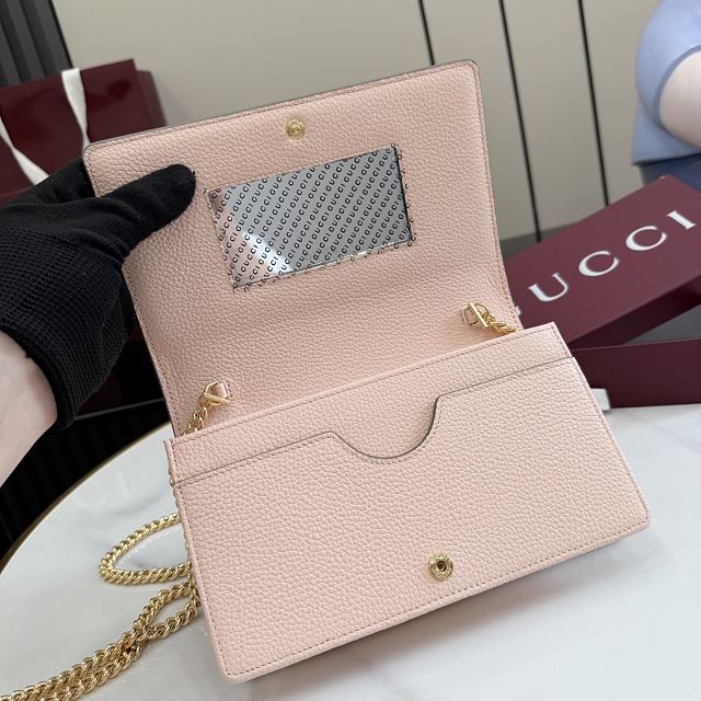 GG original calfskin marmont wallet on chain 497985 
