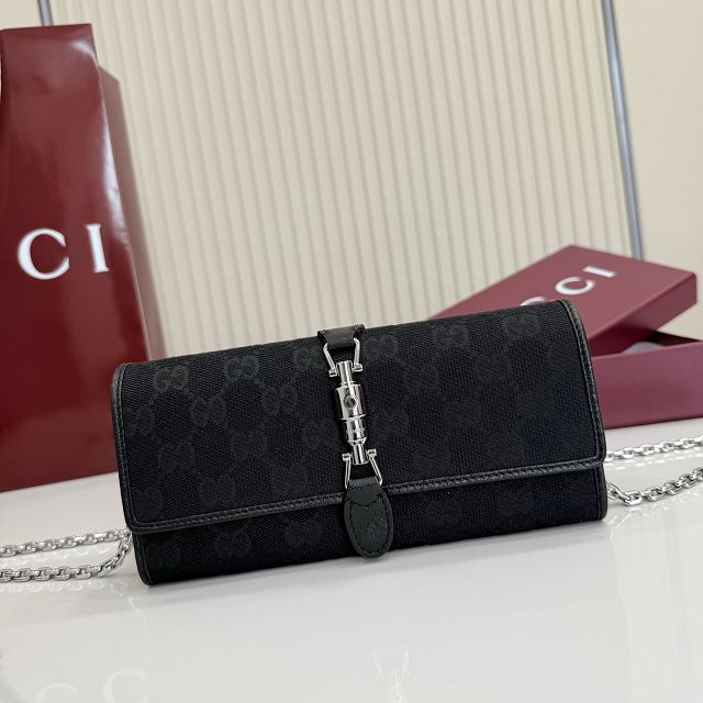 GG original calfskin jackie wallet on chain 867165