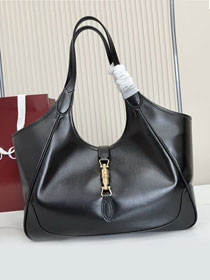 GG original calfskin mercato medium tote bag 866645 black