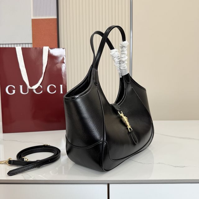 GG original calfskin mercato small tote bag 866646 black