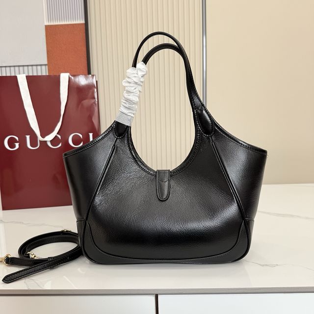 GG original calfskin mercato small tote bag 866646 black