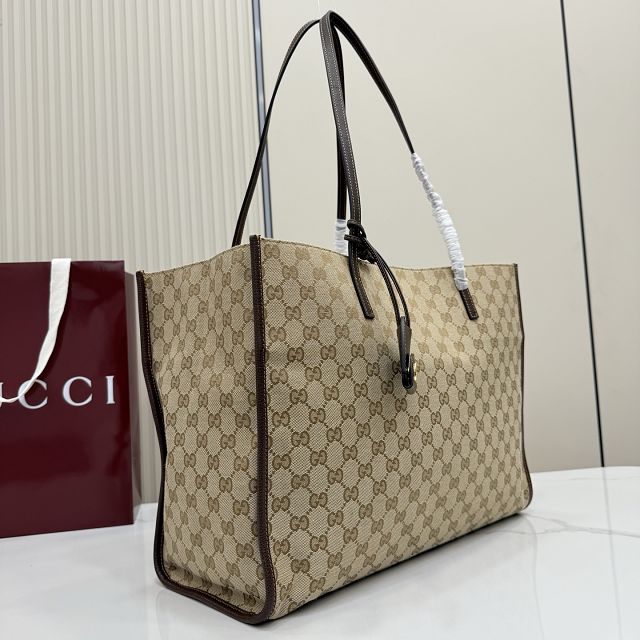 GG original canvas londra large tote bag 875056 sand