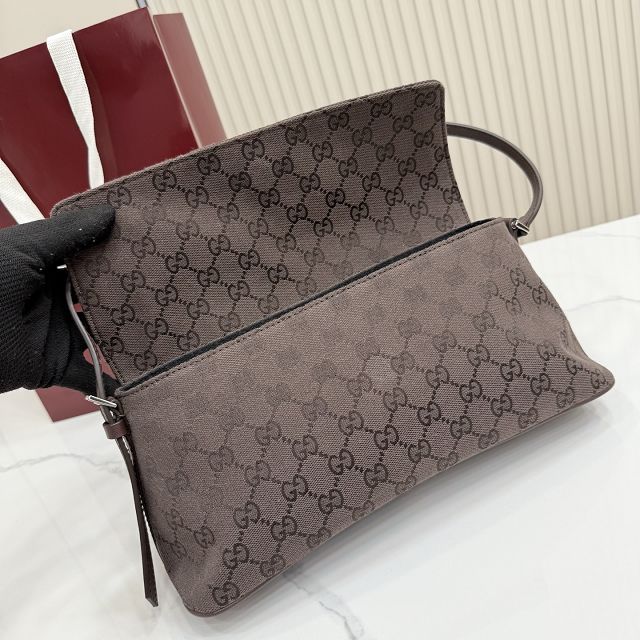GG original canvas madison medium shoulder bag 874744 dark brown