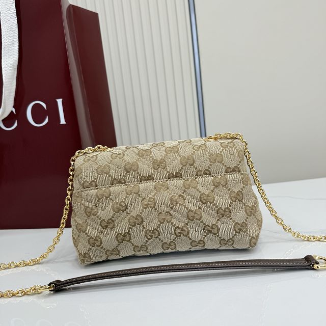 GG original canvas marmont mini shoulder bag 867360 sand