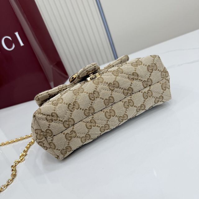 GG original canvas marmont mini shoulder bag 867360 sand