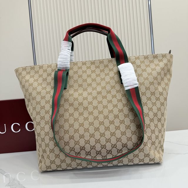GG original canvas medium tote bag 875929 sand