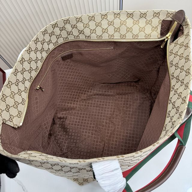 GG original canvas medium tote bag 875929 sand