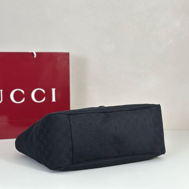 GG original canvas mercato medium tote bag 866645 black