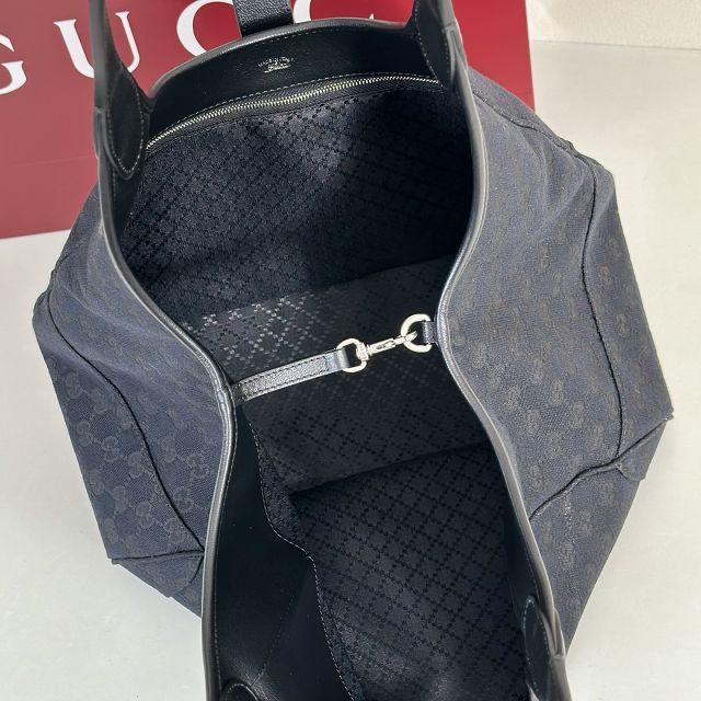 GG original canvas mercato medium tote bag 866645 black