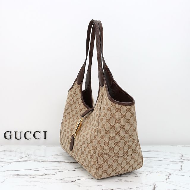 GG original canvas mercato medium tote bag 866645 sand