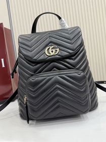 GG original lambskin marmont medium backpack 861878 black