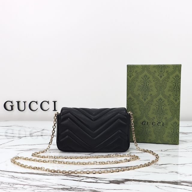 GG original lambskin marmont mini shoulder bag 841290 black