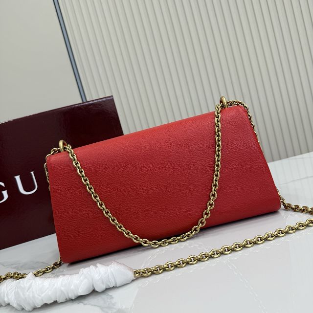 GG original calfskin dionysus medium shoulder bag 874735 red