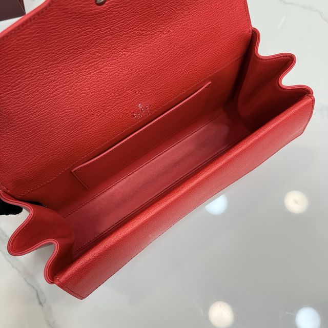 GG original calfskin dionysus medium shoulder bag 874735 red