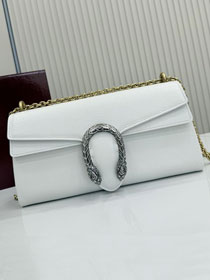 GG original calfskin dionysus medium shoulder bag 874735 white