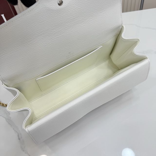GG original calfskin dionysus medium shoulder bag 874735 white