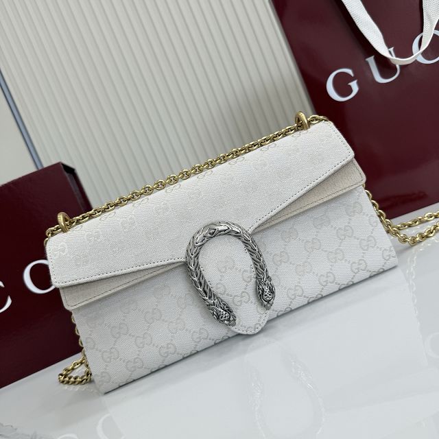 GG original canvas dionysus medium shoulder bag 874735 white